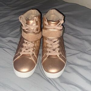 Bebe “Dianica” Rose Gold Shoes
